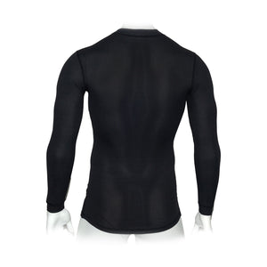 Men's Thermal Compression Shirts Long Sleeve Fleece Lined