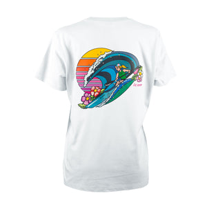Women's Softstyle® Cotton 'Miss ICON' Surf T-Shirt