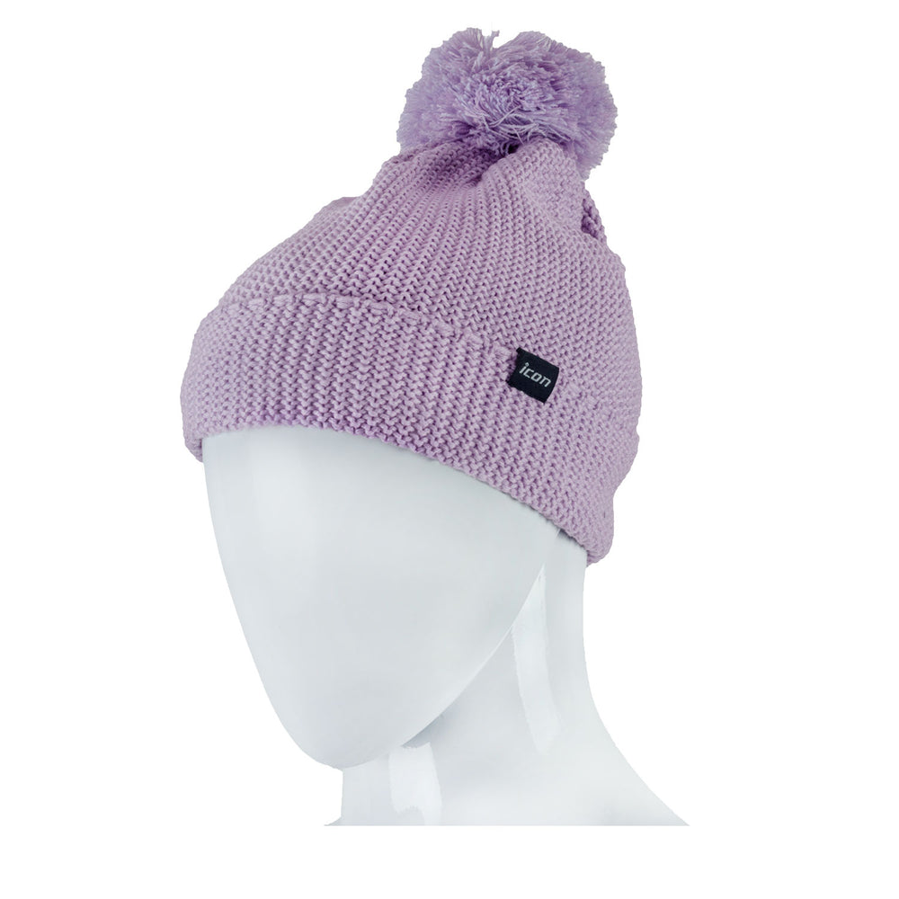 Unisex Merino Wool, Fleece-Lined Bobble Hat