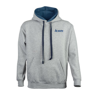 
                
                    Load image into Gallery viewer, Unisex ICON Embroidered Premium Contrast Hoodie
                
            